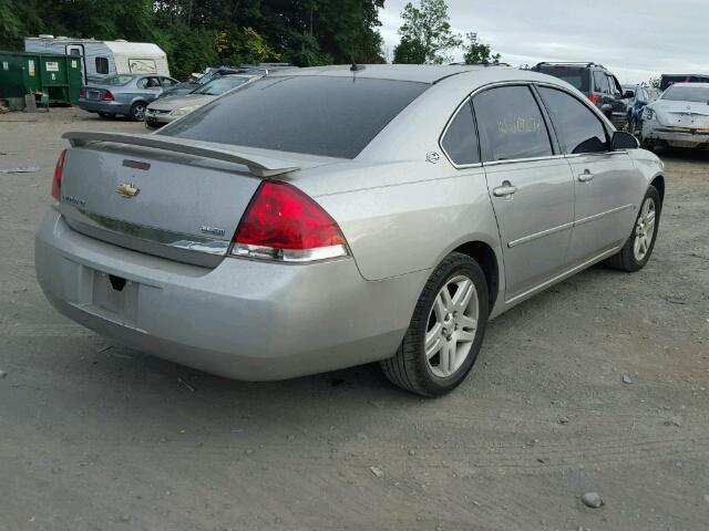 2G1WT58K589164522 - 2008 CHEVROLET IMPALA LT SILVER photo 4