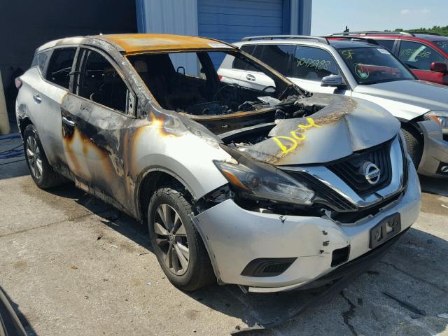 5N1AZ2MH9FN262497 - 2015 NISSAN MURANO GRAY photo 1