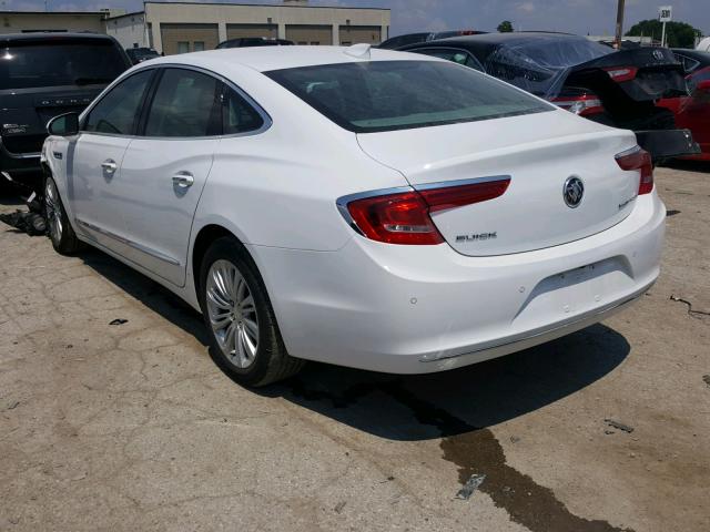 1G4ZP5SZ1JU129267 - 2018 BUICK LACROSSE E WHITE photo 3