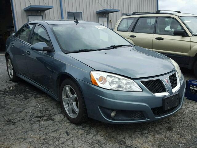 1G2ZJ57K094258344 - 2009 PONTIAC G6 GREEN photo 1