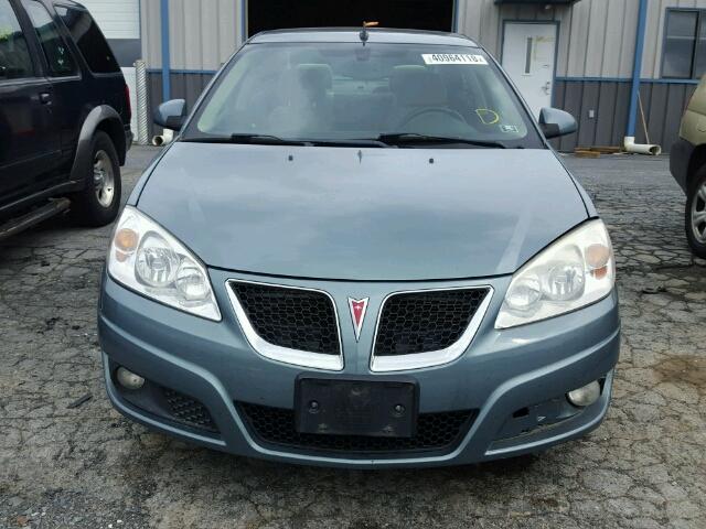 1G2ZJ57K094258344 - 2009 PONTIAC G6 GREEN photo 9