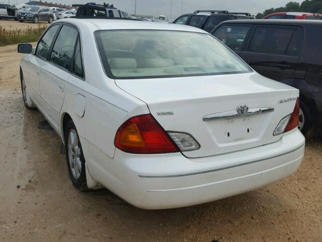 4T1BF28B0YU084488 - 2000 TOYOTA AVALON WHITE photo 3