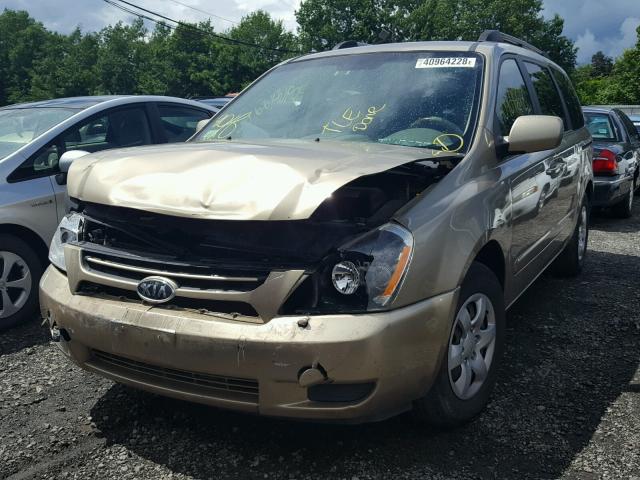 KNDMB233366067940 - 2006 KIA SEDONA EX GOLD photo 2