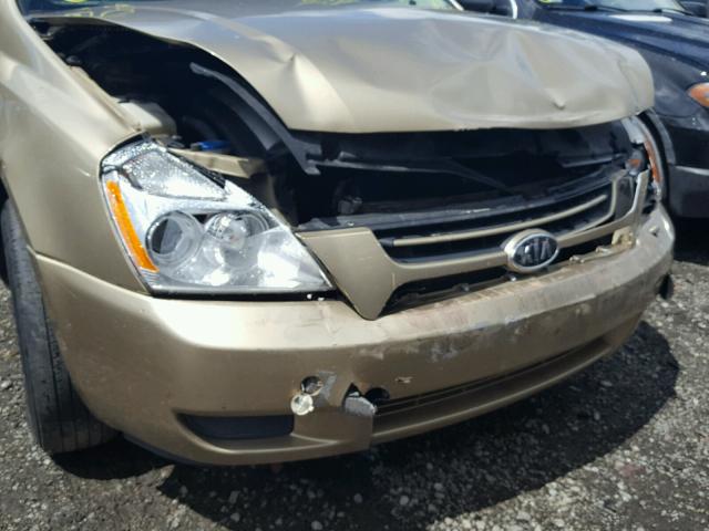 KNDMB233366067940 - 2006 KIA SEDONA EX GOLD photo 9