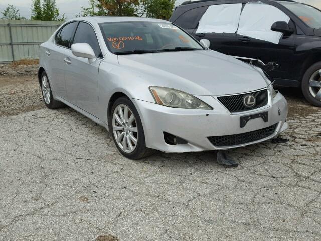 JTHBE262365004648 - 2006 LEXUS IS 350 SILVER photo 1