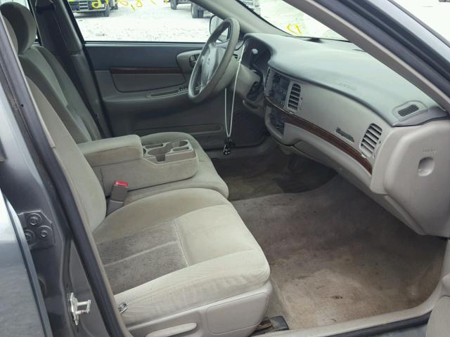 2G1WF52E959180325 - 2005 CHEVROLET IMPALA SILVER photo 5