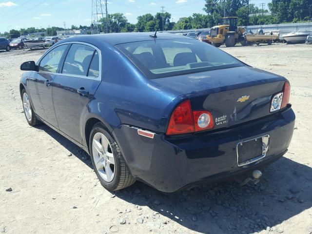 1G1ZB5EB7A4136945 - 2010 CHEVROLET MALIBU LS ლურჯი ფოტო 3