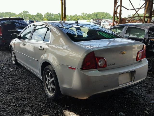 1G1ZG57B19F153903 - 2009 CHEVROLET MALIBU LS ოქროსფერი ფოტო 3