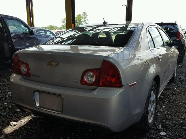 1G1ZG57B19F153903 - 2009 CHEVROLET MALIBU LS ოქროსფერი ფოტო 4
