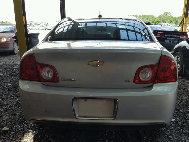 1G1ZG57B19F153903 - 2009 CHEVROLET MALIBU LS ოქროსფერი ფოტო 9