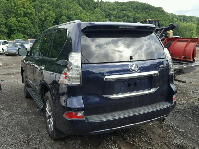 JTJJM7FX0H5164415 - 2017 LEXUS GX PREMIUM BLUE photo 3