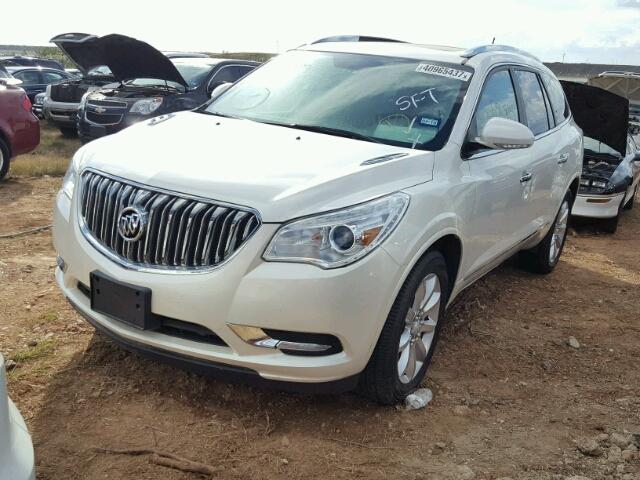 5GAKRDKD9DJ256564 - 2013 BUICK ENCLAVE WHITE photo 2