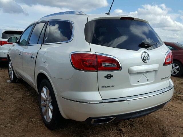 5GAKRDKD9DJ256564 - 2013 BUICK ENCLAVE WHITE photo 3