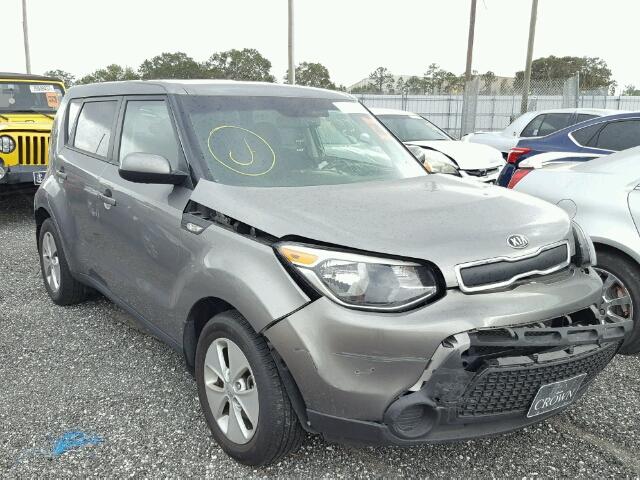 KNDJN2A28E7109547 - 2014 KIA SOUL GRAY photo 1