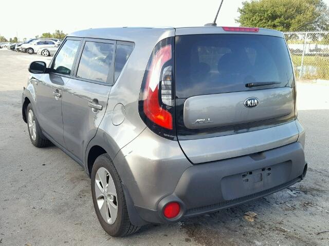 KNDJN2A28E7109547 - 2014 KIA SOUL GRAY photo 3