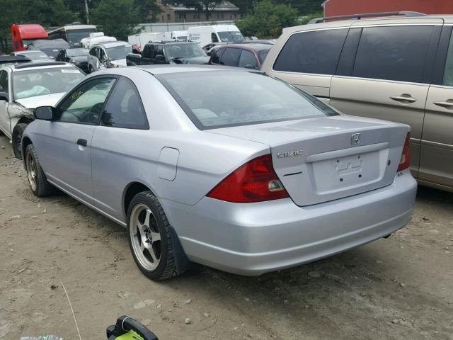 1HGEM22581L026913 - 2001 HONDA CIVIC LX SILVER photo 3