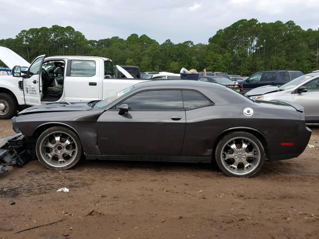 2C3CDYAG5DH611319 - 2013 DODGE CHALLENGER GRAY photo 9