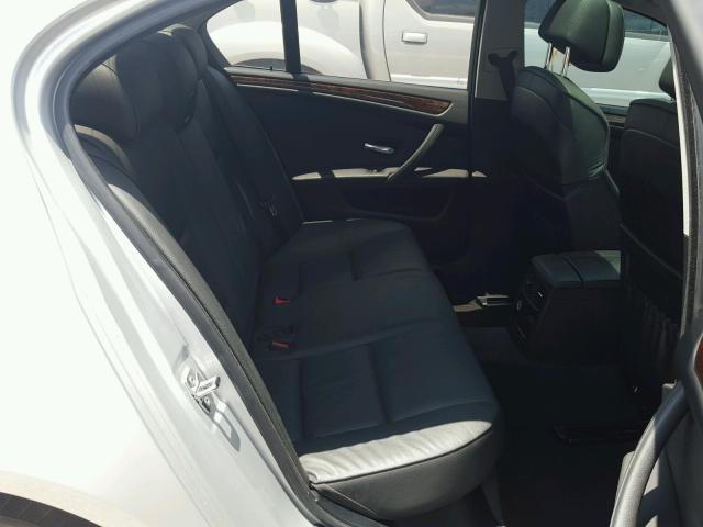 WBANW135X8CZ79891 - 2008 BMW 535 I SILVER photo 6
