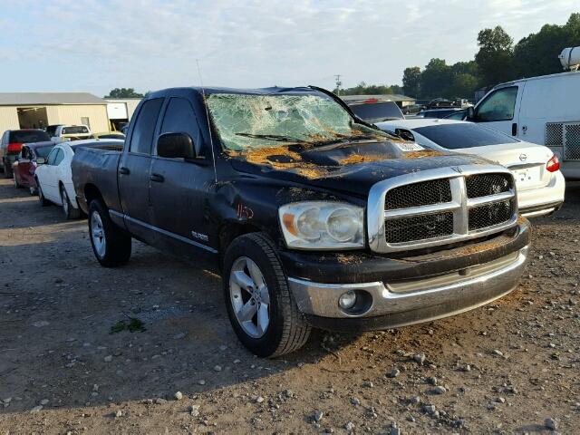 1D7HA18N08J137389 - 2008 DODGE RAM 1500 S BLACK photo 1