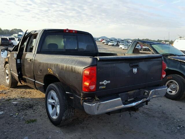 1D7HA18N08J137389 - 2008 DODGE RAM 1500 S BLACK photo 3