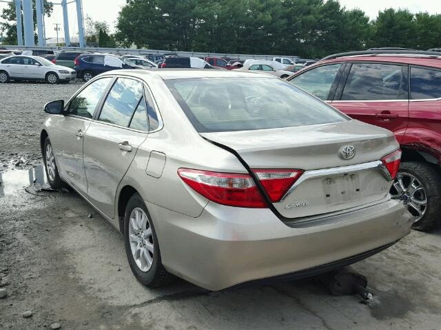 4T4BF1FK8FR453680 - 2015 TOYOTA CAMRY LE 米色 照片 3