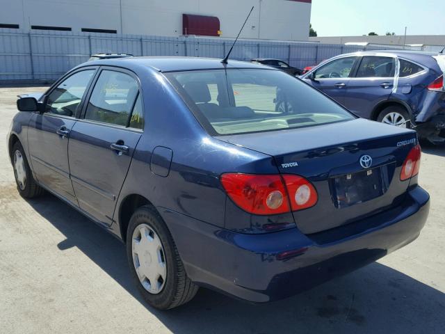 1NXBR32E47Z878327 - 2007 TOYOTA COROLLA LE BLUE photo 3