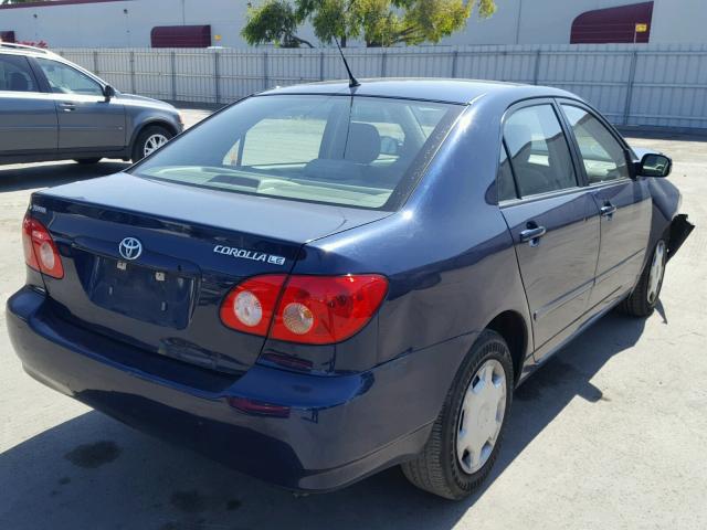 1NXBR32E47Z878327 - 2007 TOYOTA COROLLA LE BLUE photo 4