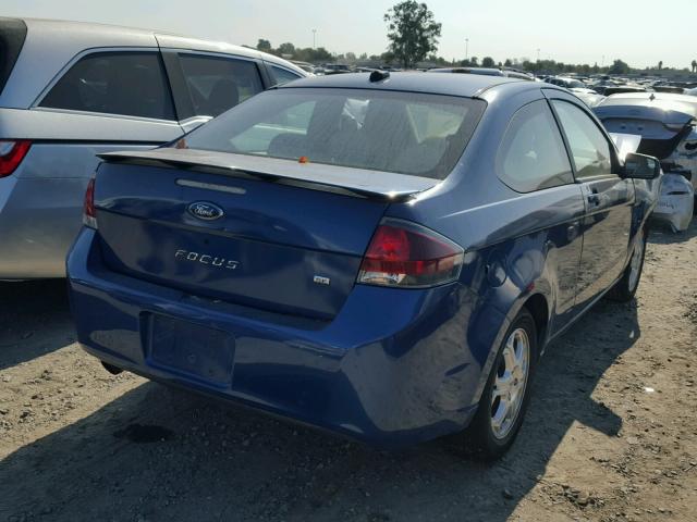 1FAHP32N99W156577 - 2009 FORD FOCUS SE BLUE photo 4