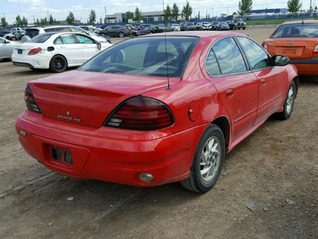 1G2NE52E15M219132 - 2005 PONTIAC GRAND AM S RED photo 4