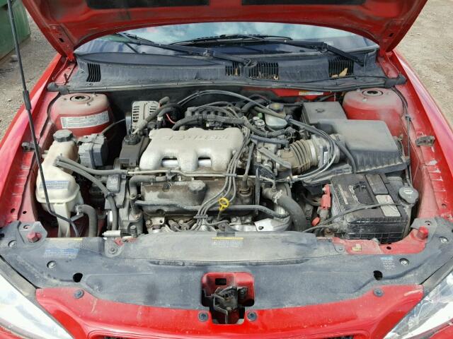 1G2NE52E15M219132 - 2005 PONTIAC GRAND AM S RED photo 7