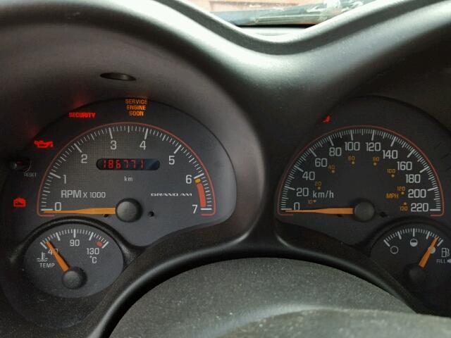 1G2NE52E15M219132 - 2005 PONTIAC GRAND AM S RED photo 8