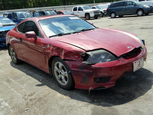 KMHHM65D76U228743 - 2006 HYUNDAI TIBURON GS RED photo 1