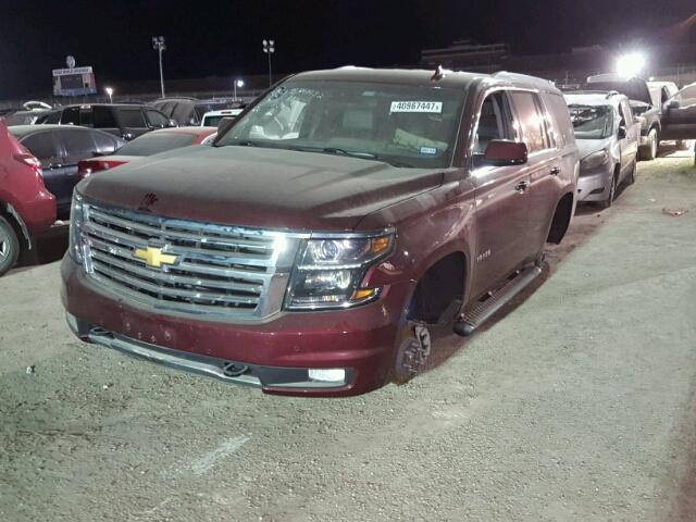 1GNSKBKC5HR177616 - 2017 CHEVROLET TAHOE K150 RED photo 2