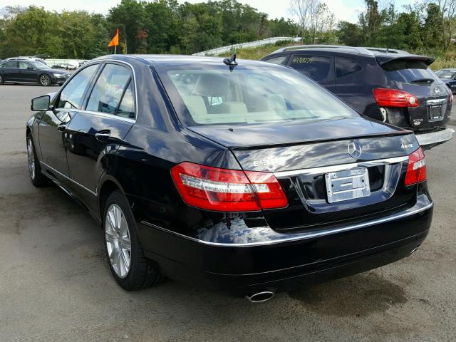 WDDHF8JB6DA770970 - 2013 MERCEDES-BENZ E 350 4MAT BLACK photo 3