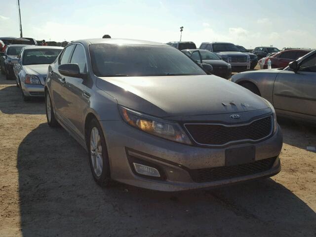 5XXGM4A72EG315152 - 2014 KIA OPTIMA LX SILVER photo 1