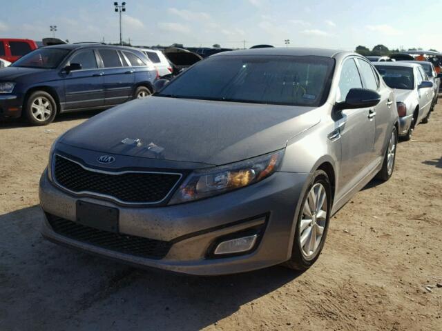 5XXGM4A72EG315152 - 2014 KIA OPTIMA LX SILVER photo 2