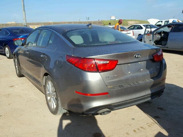 5XXGM4A72EG315152 - 2014 KIA OPTIMA LX SILVER photo 3