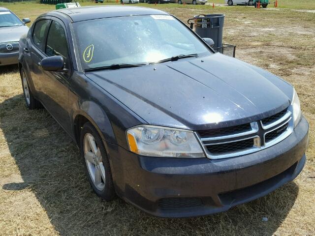 1C3CDZCB2CN266280 - 2012 DODGE AVENGER SX BLUE photo 1