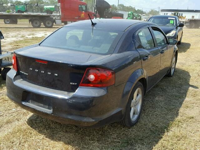 1C3CDZCB2CN266280 - 2012 DODGE AVENGER SX BLUE photo 4