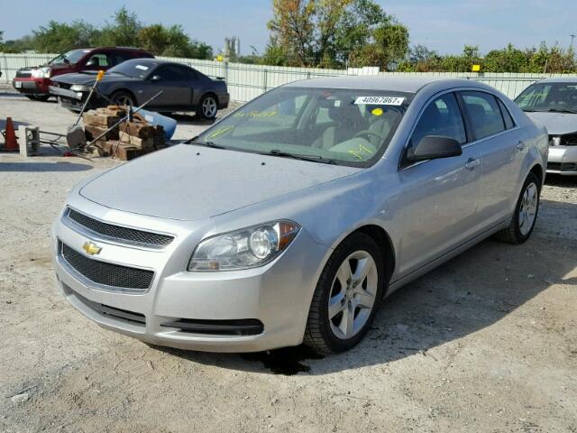 1G1ZA5EU6BF196287 - 2011 CHEVROLET MALIBU LS SILVER photo 2