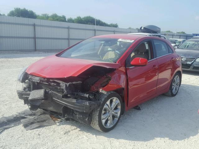 KMHD35LE4DU083052 - 2013 HYUNDAI ELANTRA GT RED photo 2