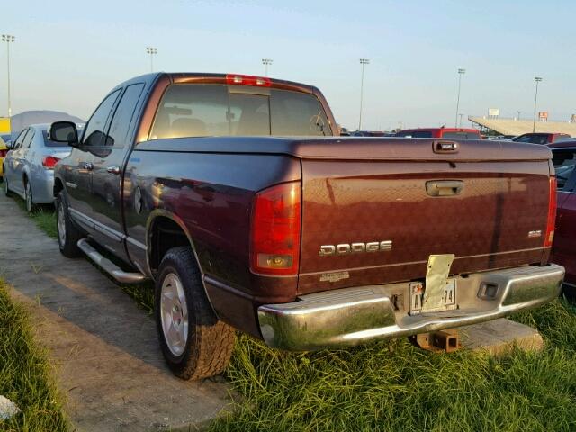 1D7HA18N94J213721 - 2004 DODGE RAM 1500 S BURGUNDY photo 3