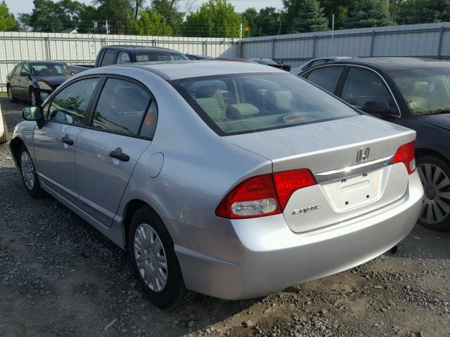 2HGFA1F36AH310523 - 2010 HONDA CIVIC VP SILVER photo 3