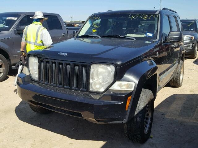 1J8GN28K59W532803 - 2009 JEEP LIBERTY BLACK photo 2