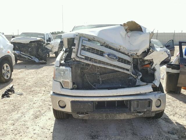 1FTFW1ET2DKF78404 - 2013 FORD F150 SUPER WHITE photo 9