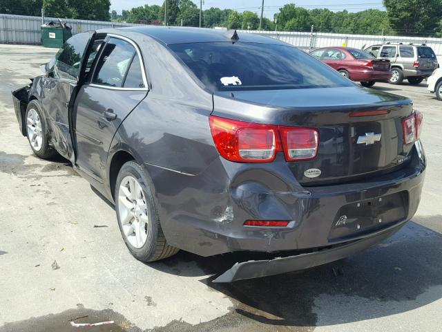 1G11C5SA1DF202551 - 2013 CHEVROLET MALIBU 1LT ნაცრისფერი ფოტო 3