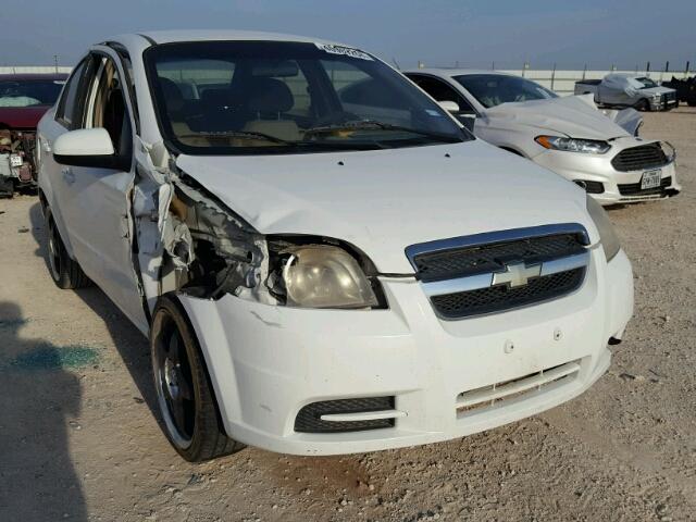 KL1TD56658B135234 - 2008 CHEVROLET AVEO BASE Ақ фото 1