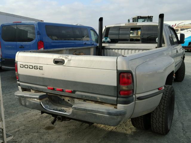 1B7MC3363XJ619660 - 1999 DODGE RAM 3500 GRAY photo 4