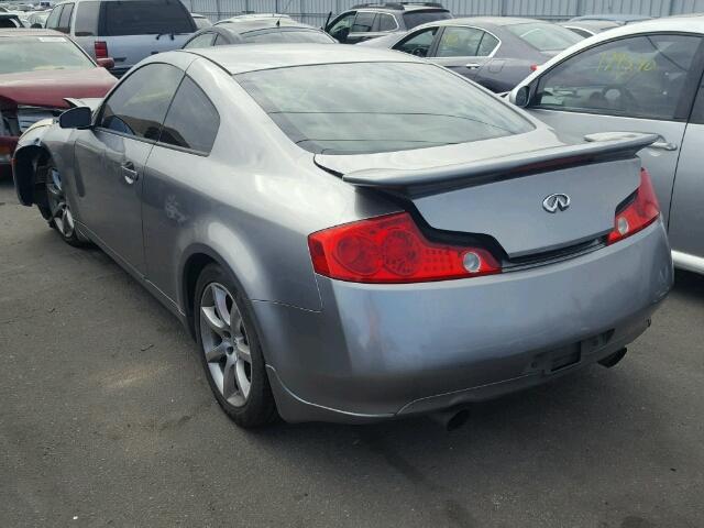 JNKCV54E14M812101 - 2004 INFINITI G35 GRAY photo 3