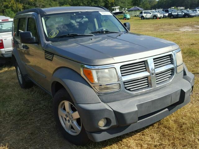 1D8GT28K77W583747 - 2007 DODGE NITRO SXT TAN photo 1